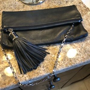 Elegant Michael Kors Black Leather Purse